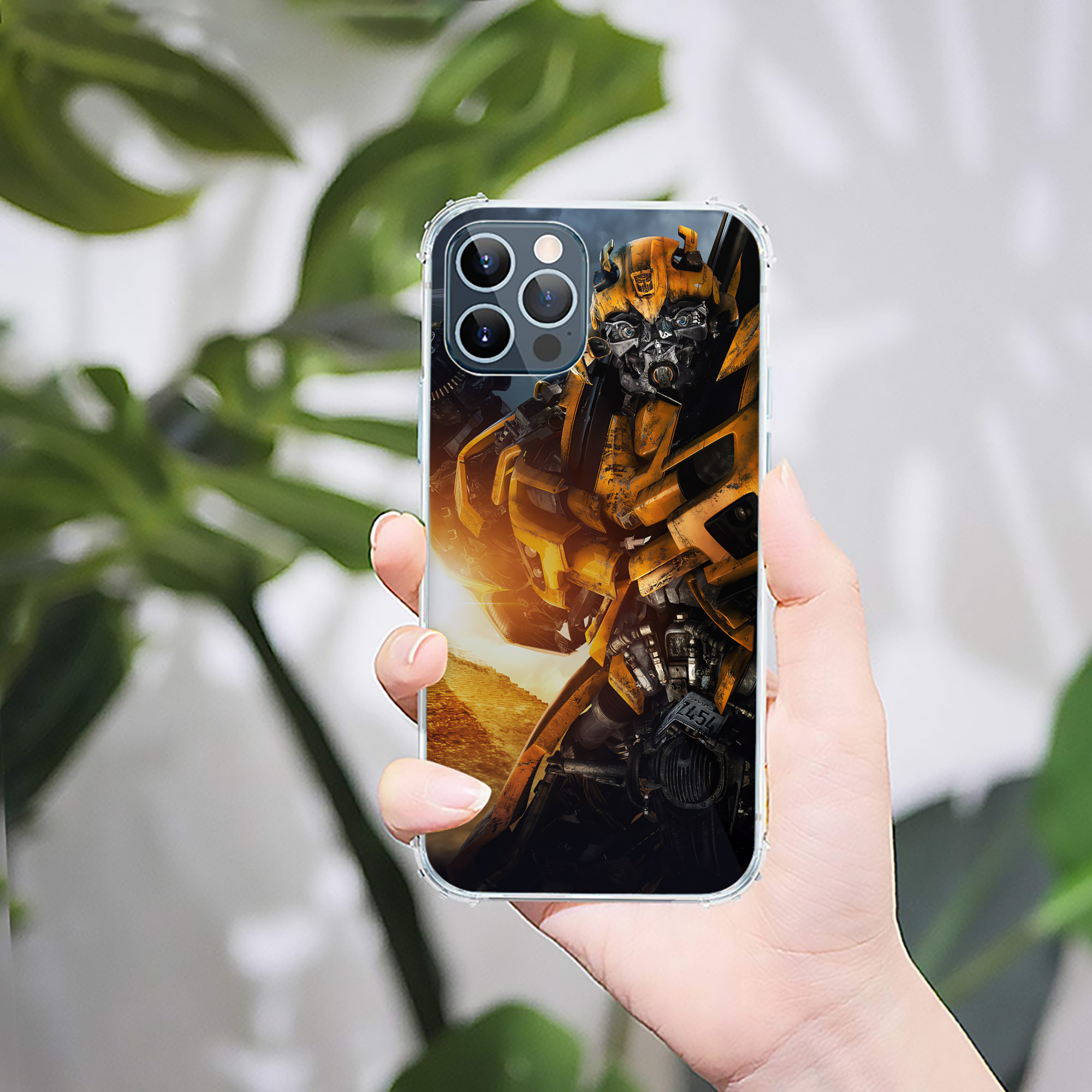 （画像用） Transformers トランスフォーマー 【iPhone 12シリーズ対応】透明スマホケース（クリアソフトケース）